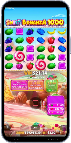 Sweet Bonanza 1000 won 21.14 AUD 